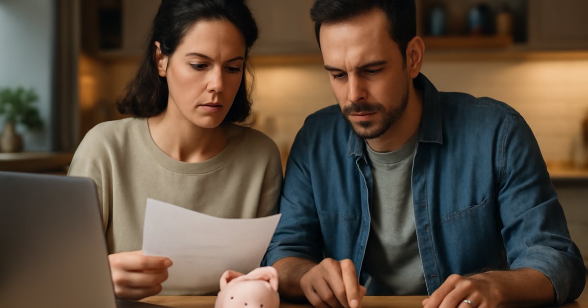 Parents reviewing 529 college savings plan options on a laptop at home